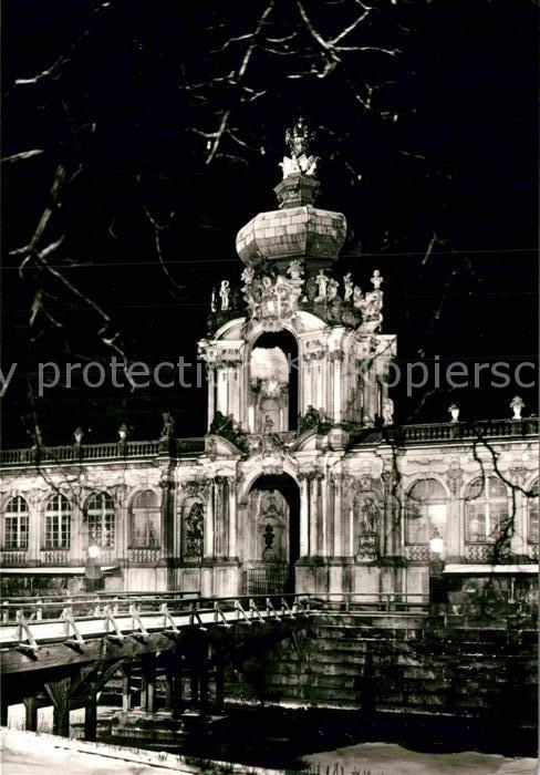 DRESDEN Elbe Zwinger Kronentor