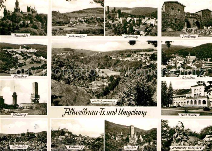 Altweilnau Schmitten Feldberg Eppstein Saalburg Braunfels