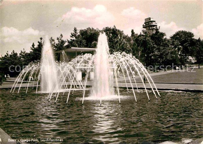 Essen Ruhr Gruga-Park Leuchtfontaenen