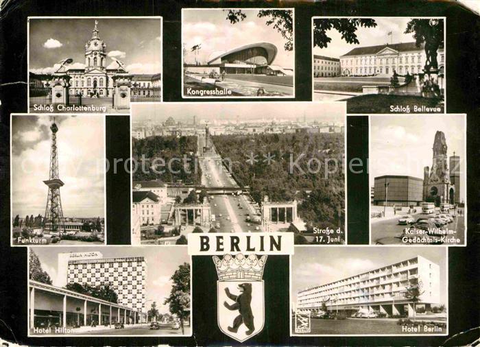 BERLIN CITY Schloss Bellevue Funkturm Hotel Berlin Hotel Hilton