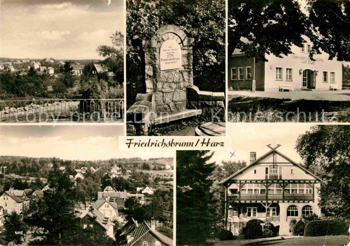 Friedrichsbrunn Harz Verpflegungsstaette Kurt Dillge