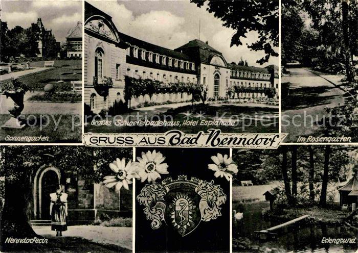 Bad Nenndorf Schwefelbadehaus Hotel Esplanade Erlengrund Nenndorferin