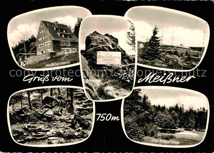 Meissner Meissner-Haus Sender Frau Hoelle Teich Seesteine