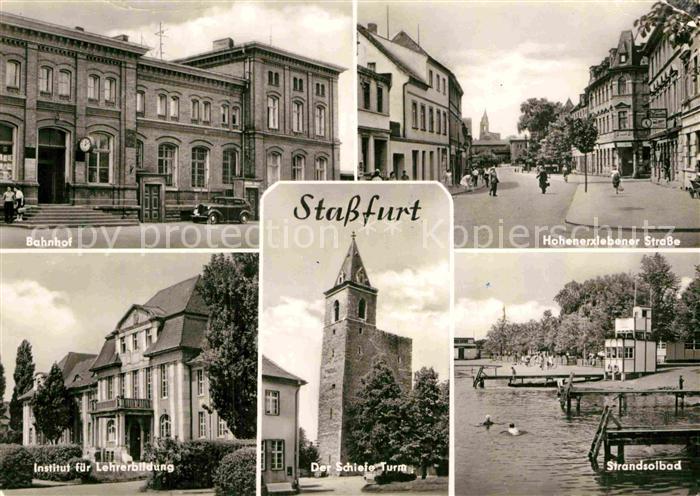 Stassfurt Bahnhof Hohenerxlebener Strasse Institut fuer Lehrerbildung