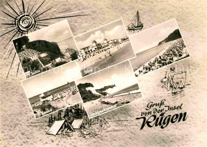 Insel Ruegen Sellin Binz Baabe Stubbenkammer Goehren