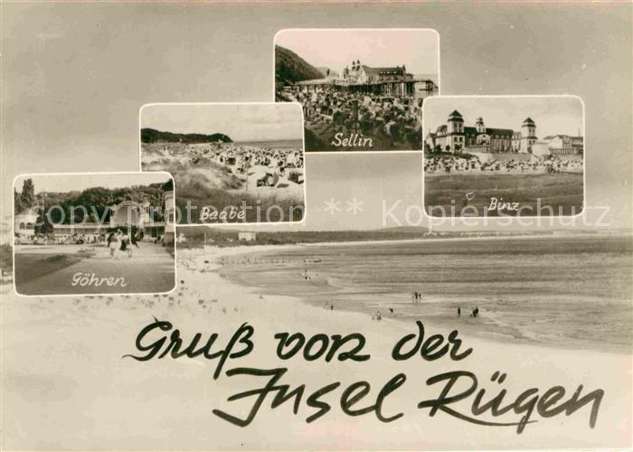 Insel Ruegen Goehren Baabe Sellin Binz