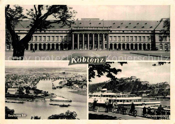 Koblenz Rhein Schloss Deutsches Eck Ehrenbreitstein
