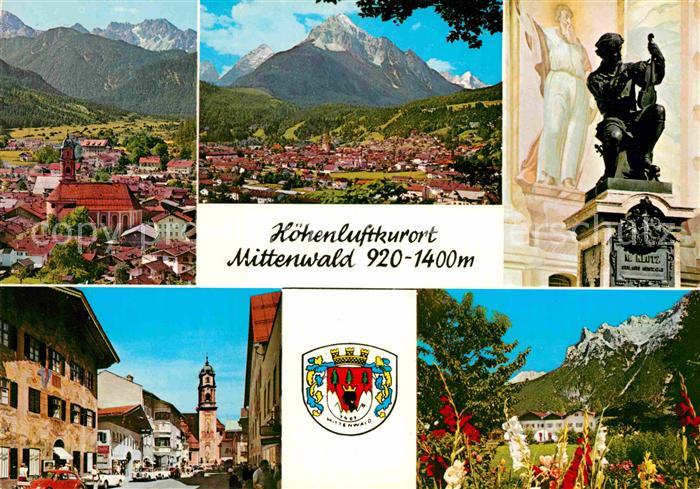 Mittenwald Bayern Obermarkt Pfarrkirche  Sankt Peter und Paul Matthias Klotz Den