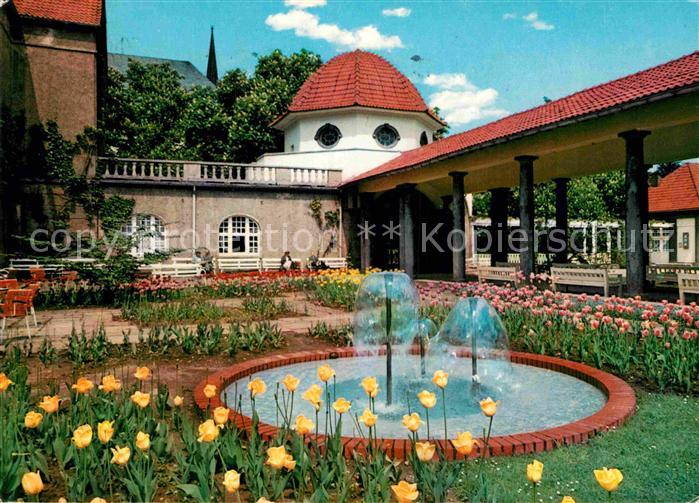 Bad Nauheim Wandelgang mit Wasserspiel