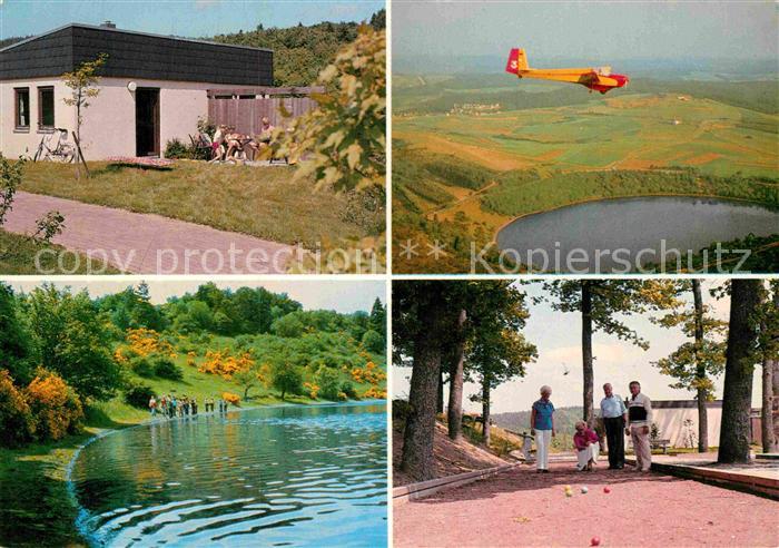 Gunderath Fliegeraufnahme Krater Heilbachsee Im Park