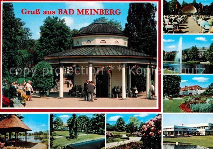 Bad Meinberg Kurpark Wandelhalle Kurhaus Teich