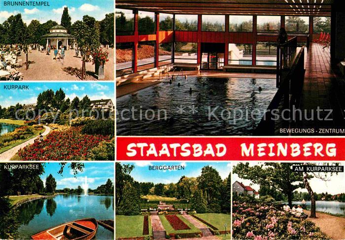 Bad Meinberg Brunnentempel Kurpark Kurparksee Berggarten Bewegungszentrum