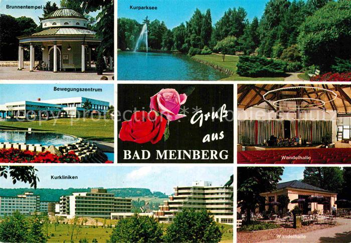 Bad Meinberg Brunnentempel Kurparksee Bewegungszentrum Kurkliniken