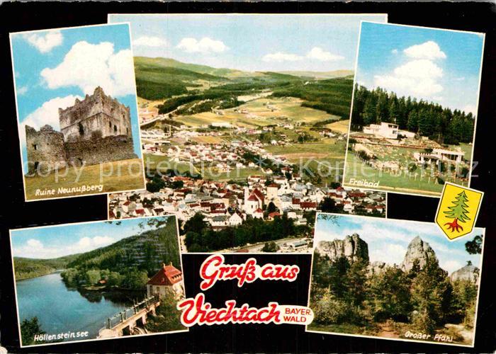 Viechtach Bayerischer Wald Ruine Neunussberg Hoellensteinsee Grosser Pfau Freiba