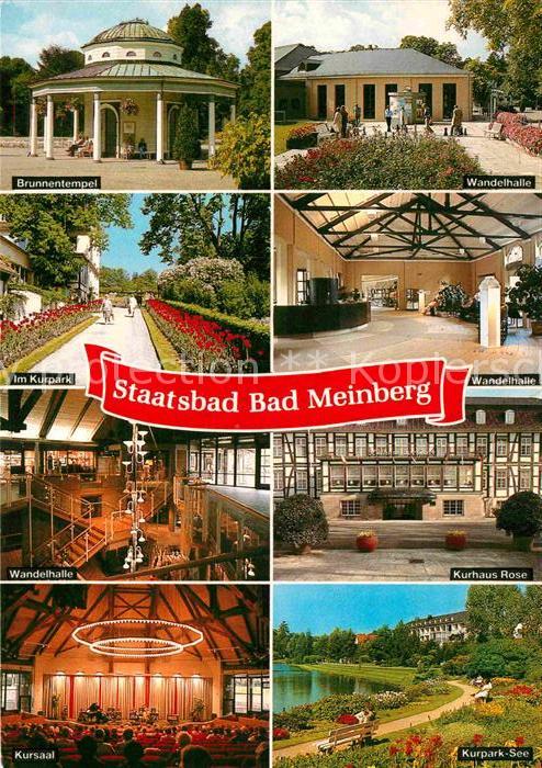 Bad Meinberg Brunnentempel Wandelhalle Kurpark Kurhaus Rose Kursaal