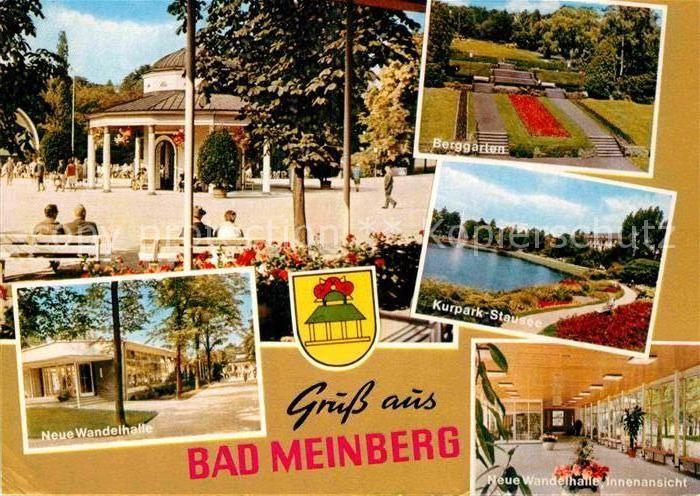 Bad Meinberg Gerggarten Neue Wandelhalle Kurpark Stausee