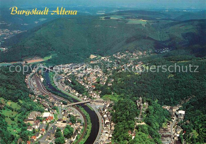 Altena Lenne Fliegeraufnahme