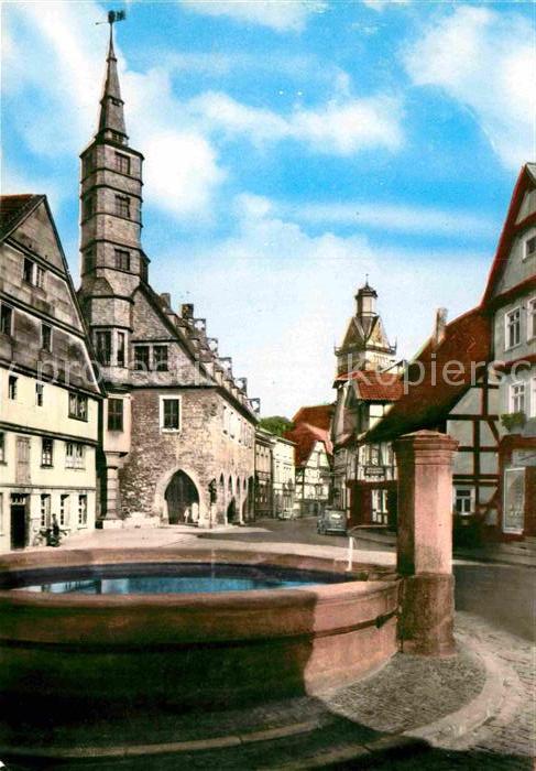 Korbach Stechbahn Rathaus Sankt Kiliankirche