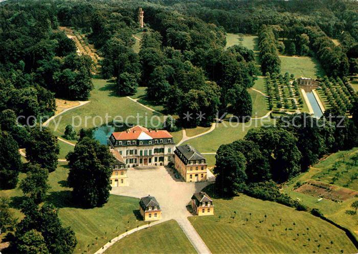 Wilhelmsthal Calden Fliegeraufnahme Schloss