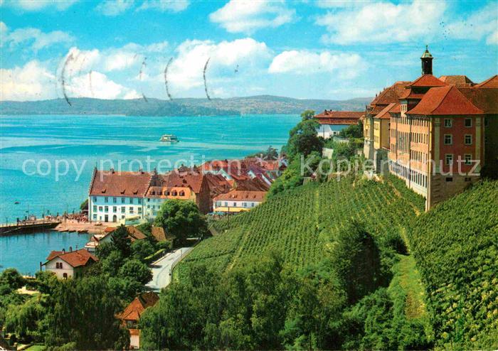 Meersburg Bodensee Partie am See Neues Schloss