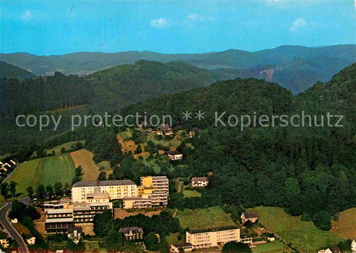 Laasphe BAD LAASPHE NRW Fliegeraufnahme Schlossbergsanatorium Wittgenstein