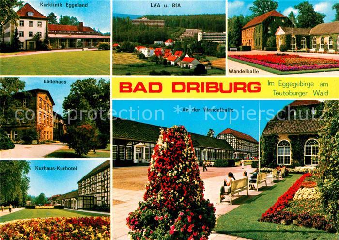 Bad Driburg Kurklinik Eggeland Badehaus Kurhotel Wandelhalle
