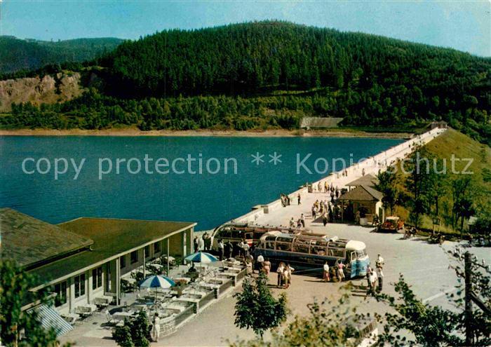 Osterode Harz Soesetalsperre Dammkrone