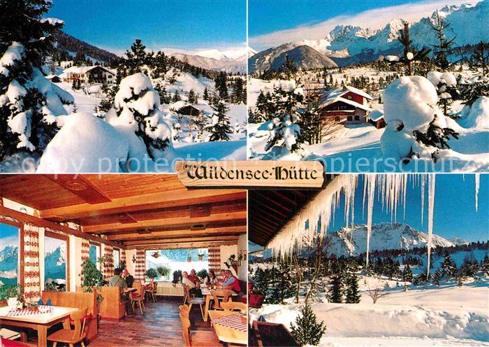 Mittenwald Bayern Berggasthaus Wildenseehuette