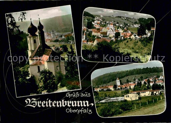 Breitenbrunn Oberpfalz Neumarkt Kirche Teilansicht Panorama