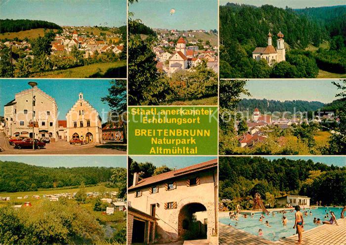 Breitenbrunn Oberpfalz Neumarkt Kirche Gasthof Post Freibad Burg Campingplatz