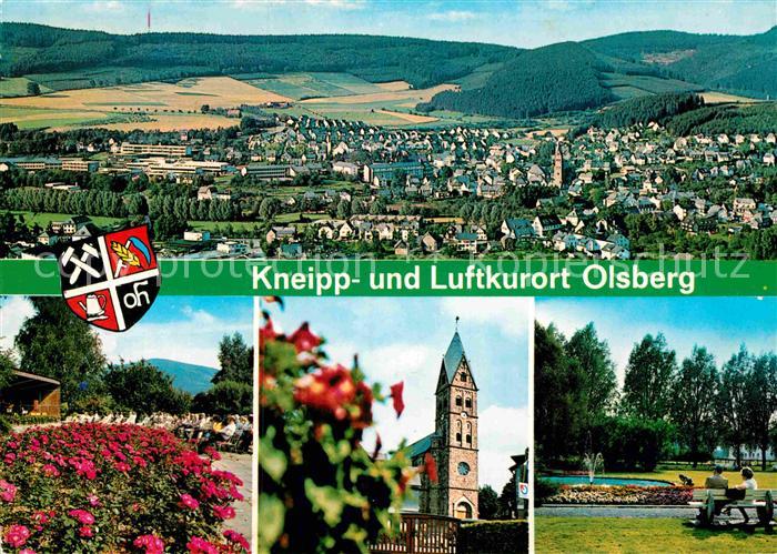 Olsberg Sauerland Panorama Kirche Park Kurkonzert