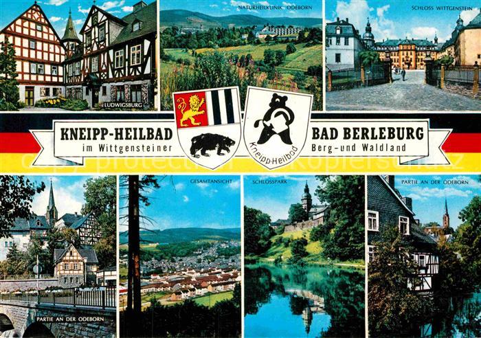 Bad Berleburg Ludwigsburg Partie an der Odeborn Schloss Wittgenstein