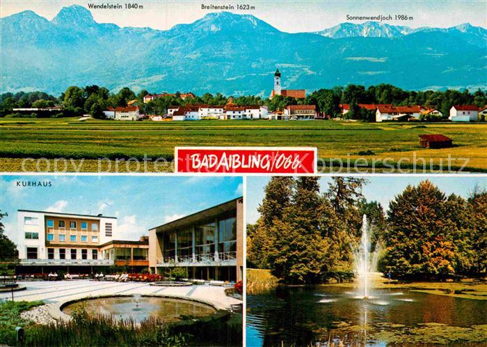 Bad Aibling Panorama Kurhaus Kurpark