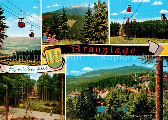 Braunlage Brockenblick Wurmbergseilbahn Wurmberg