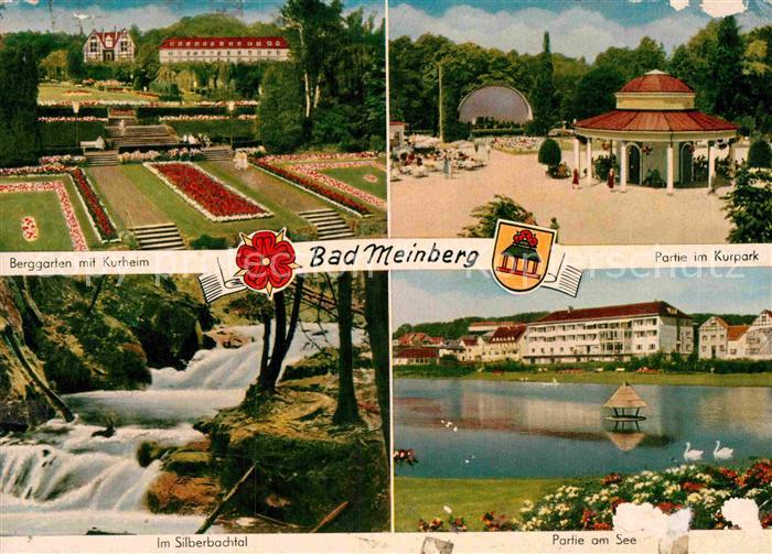 Bad Meinberg Berggarten Kurpark Silberbachtal Partie am See