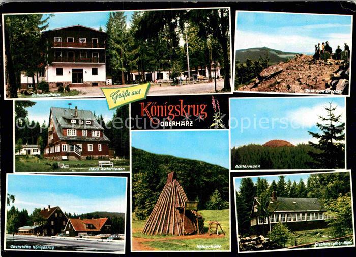 Koenigskrug Harz Schullandheim Haus Waldfrieden Brockenblick