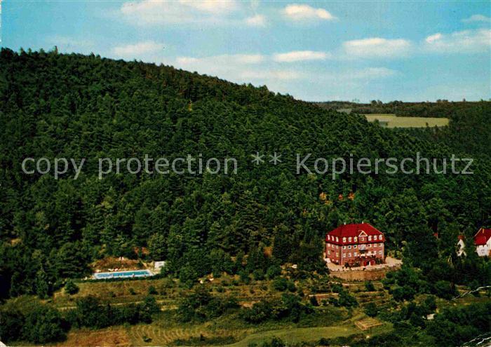 Buchen Odenwald Hotel Diedrich Fliegeraufnahme