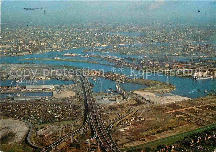 HAMBURG  CITY Koehlbrandbruecke Hafen