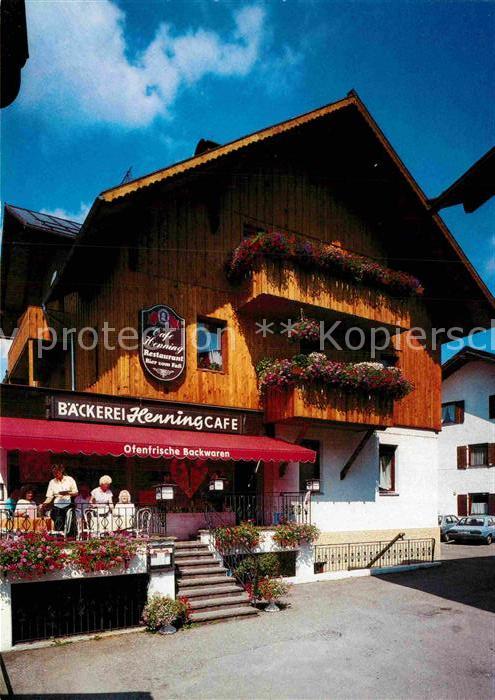 Fischen Allgaeu Baeckerei Cafe Henning