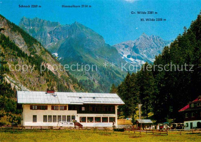 Oberstdorf Berggasthof Oytalhaus Schneck Himmelhorn Gr. Kl. Wilde