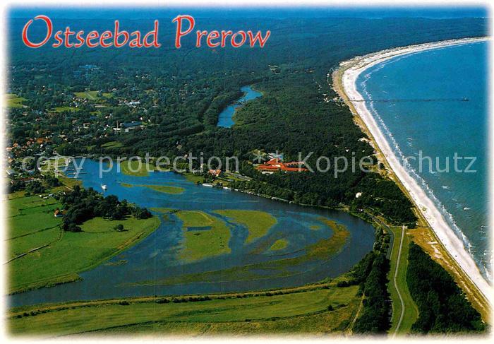 Prerow Ostseebad Fliegeraufnahme