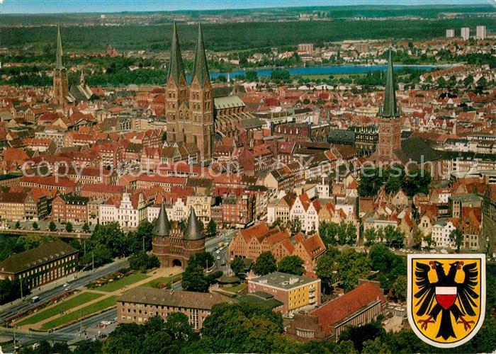 Luebeck Fliegeraufnahme