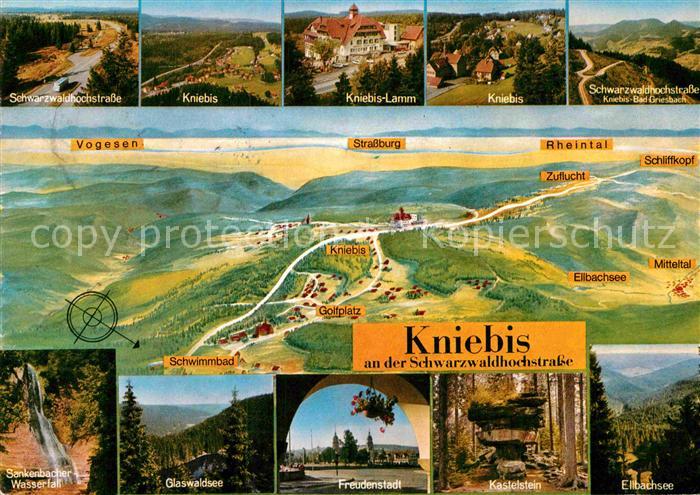 Kniebis Freudenstadt Sankenbacher-Wasserfall Glaswaldsee Freudenstadt Kastelstei