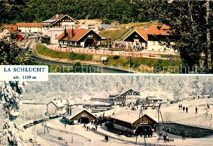 La Schlucht Station ete hiver