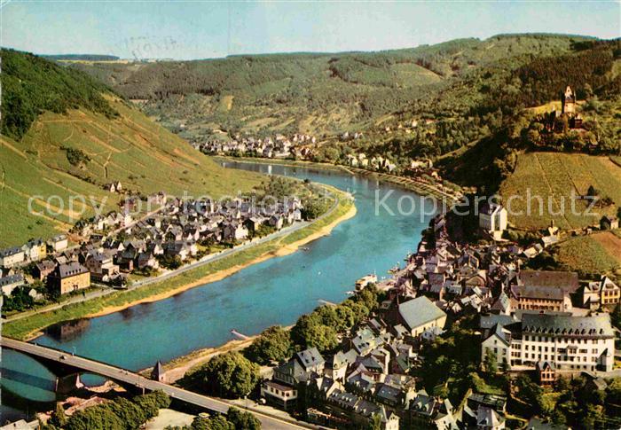 Cochem Mosel Blick vom Pinnerkreuz