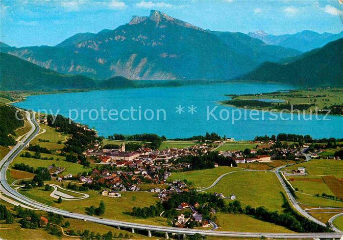 Mondsee Salzkammergut Schafberg Autobahn Salzburg-Wien