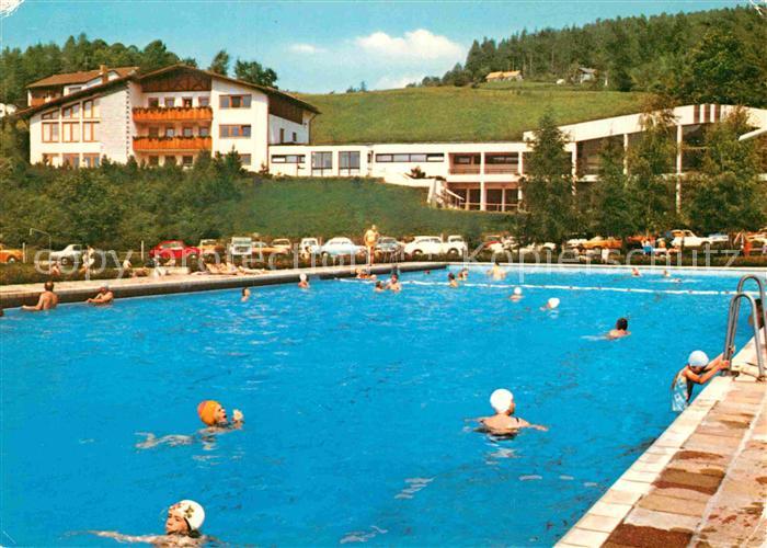Bodenmais Beh. Freibad Kurhaus Hallenbad
