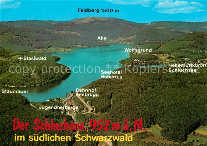 Schluchsee Bahnhof Seebrugg Jugendherberge Feldberg
