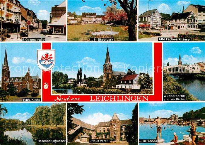 Leichlingen Rheinland Katholische Evangelische Kirche Haus Vorst