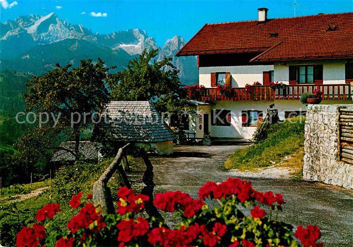 GARMISCH-PARTENKIRCHEN Bayern Berggasthof Pfeifferalm Zugspitzgruppe